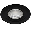 LED Inbouwspot - Brinton - 7W 630lm 38D - IP54 Waterdicht - 840 Natuurlijk Wit 4000K - Rond - Zwart