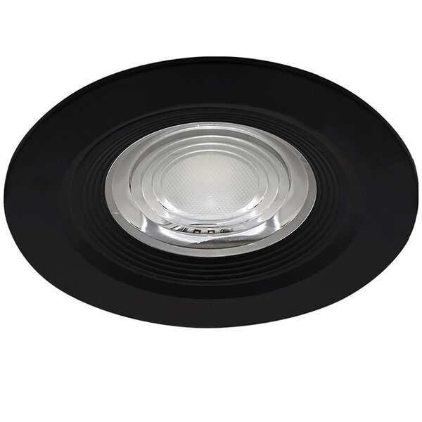 HLW LED LED Inbouwspot - Brinton - 7W 630lm 38D - IP54 Waterdicht - 840 Natuurlijk Wit 4000K - Rond - Zwart HLW LED LED Inbouwspot - Brinton - 7W 630lm 38D - IP54 Waterdicht - 840 Natuurlijk Wit 4000K - Rond - Zwart