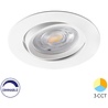 witte ronde LED inbouwspot 7W dimbaar 4000K 630 lumen voor binnenverlichting witte ronde LED inbouwspot 7W dimbaar 4000K 630 lumen voor binnenverlichting