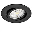 LED Inbouwspot - Brinton - 7W 630lm 38D - Dimbaar - 865 Helder/Koud Wit 6500K - Rond - Zwart LED Inbouwspot - Brinton - 7W 630lm 38D - Dimbaar - 865 Helder/Koud Wit 6500K - Rond - Zwart