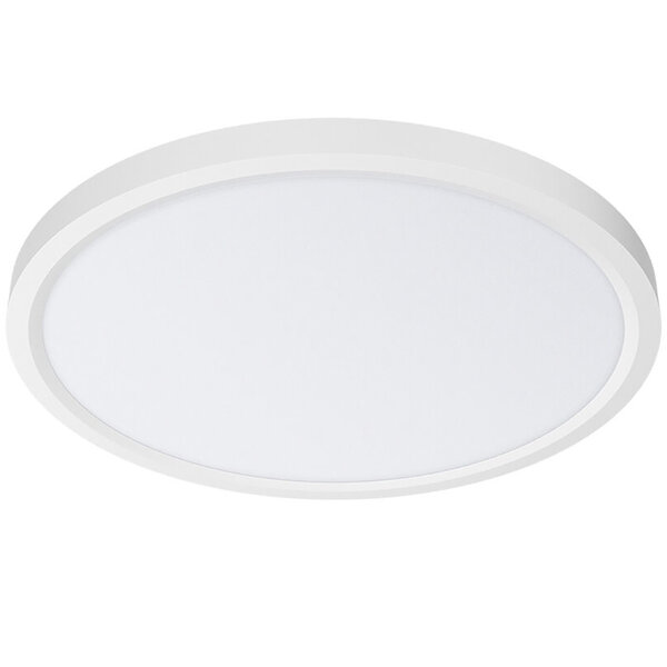 HLW LED LED Plafondlamp - Brinton Jin - 45W 5280lm - 830 Warm Wit 3000K - Ø500 mm - Opbouw - Rond - Wit HLW LED LED Plafondlamp - Brinton Jin - 45W 5280lm - 830 Warm Wit 3000K - Ø500 mm - Opbouw - Rond - Wit