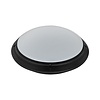 LED Ceiling Light Aquin IP65 Matte Black Bathroom E27