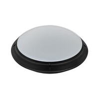 LED Ceiling Light Aquin IP65 Matte Black Bathroom E27