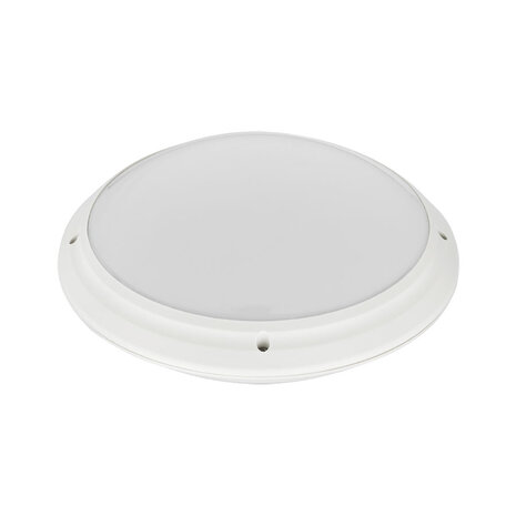 LED Plafondlamp - Badkamerlamp - Aquin - Waterdicht IP65 - E27 Fitting - Opbouw - Rond - Wit LED Plafondlamp - Badkamerlamp - Aquin - Waterdicht IP65 - E27 Fitting - Opbouw - Rond - Wit