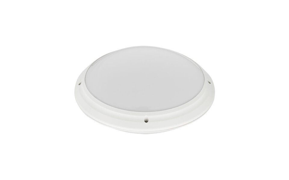 HLW LED LED Plafondlamp - Badkamerlamp - Aquin - Waterdicht IP65 - E27 Fitting - Opbouw - Rond - Wit