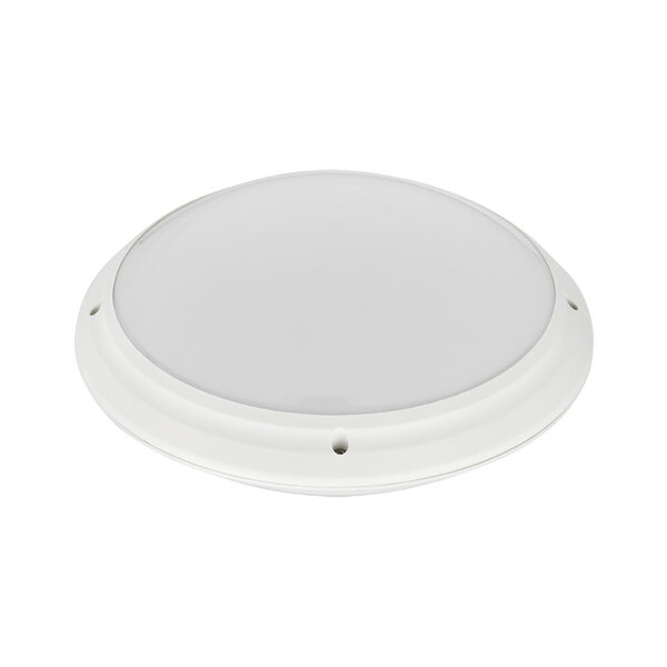 HLW LED LED Plafondlamp - Badkamerlamp - Aquin - Waterdicht IP65 - E27 Fitting - Opbouw - Rond - Wit HLW LED LED Plafondlamp - Badkamerlamp - Aquin - Waterdicht IP65 - E27 Fitting - Opbouw - Rond - Wit