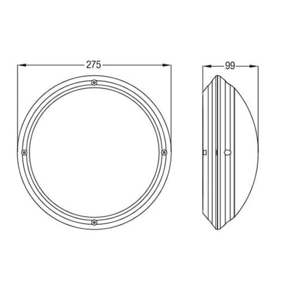 HLW LED LED Plafondlamp - Badkamerlamp - Aquin - Waterdicht IP65 - E27 Fitting - Opbouw - Rond - Wit HLW LED LED Plafondlamp - Badkamerlamp - Aquin - Waterdicht IP65 - E27 Fitting - Opbouw - Rond - Wit