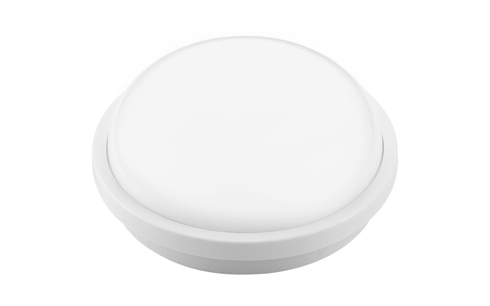 HLW LED LED Ceiling Light - Bathroom Light - Artony - 15W - Bright/Cool White 6400K - Waterproof IP65 - Surface Mounted - Round - White HLW LED LED Ceiling Light - Bathroom Light - Artony - 15W - Bright/Cool White 6400K - Waterproof IP65 - Surface Mounted - Round - White