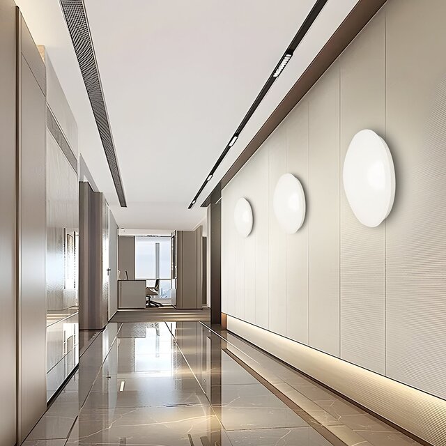 Velvalux LED Ceiling Light with Sensor - Velvalux - 12W 1300lm - Adjustable Light Color CCT - Splashproof IP44 - Surface Mounted - Round - White Velvalux LED Ceiling Light with Sensor - Velvalux - 12W 1300lm - Adjustable Light Color CCT - Splashproof IP44 - Surface Mounted - Round - White