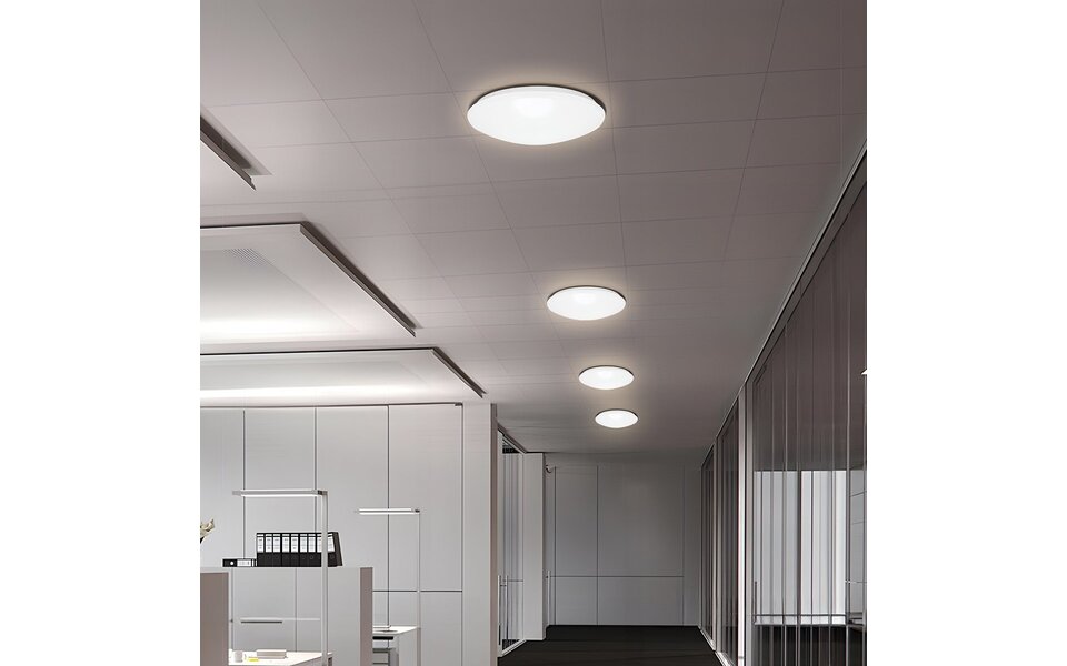 Velvalux LED Plafondlamp met Sensor - Velvalux - 18W 2000lm - Aanpasbare Lichtkleur CCT - Spatwaterdicht IP44 - Opbouw - Rond - Wit