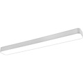 LED Plafondlamp - Plafondverlichting - Trion Astinto - 37W - Aanpasbare Kleur - Dimbaar - Rechthoek - Mat Wit - Aluminium