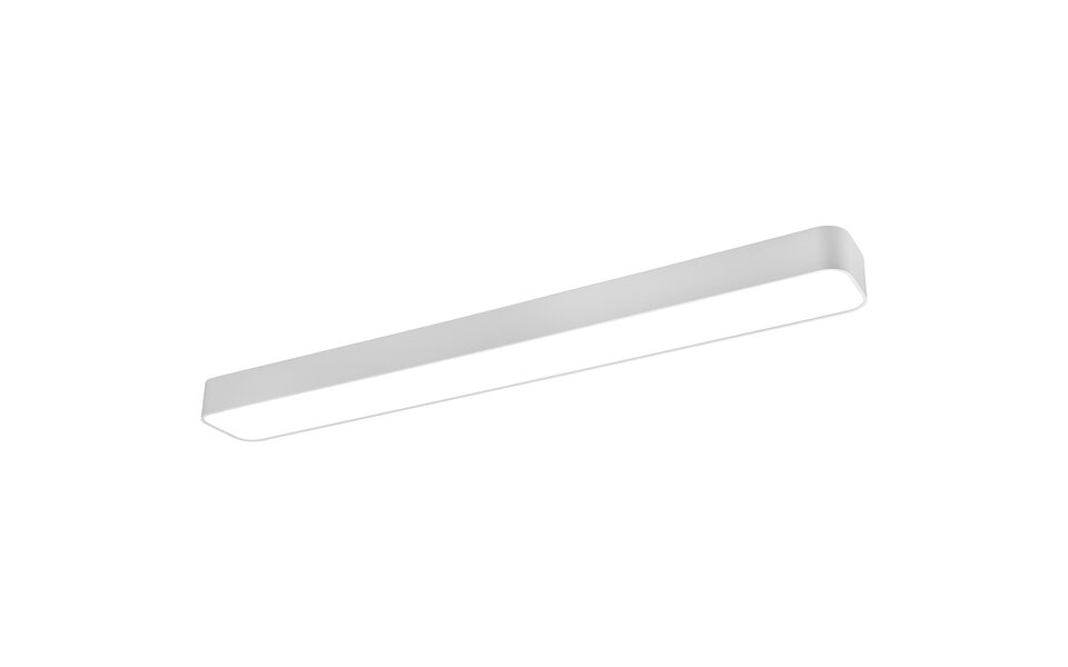 HLW LED LED Plafondlamp - Plafondverlichting - Trion Astinto - 37W - Aanpasbare Kleur - Dimbaar - Rechthoek - Mat Wit - Aluminium