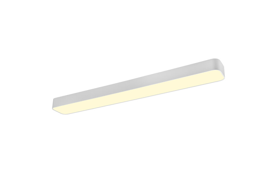 HLW LED LED Plafondlamp - Plafondverlichting - Trion Astinto - 37W - Aanpasbare Kleur - Dimbaar - Rechthoek - Mat Wit - Aluminium