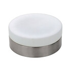 HLW LED LED Ceiling Light - Surface Mounted Round - E27 - Matte Chrome Aluminum - Ø180mm