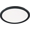 LED Ceiling Light - Bathroom Light - Trion Camy - Surface Mounted Round 22W - Splashproof IP44 - Dimmable - Warm White 3000K - Matte Black