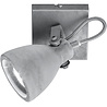Trion Conry LED plafondspot 1-lichts mat grijs betonlook GU10 Verlichting per ruimte