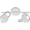 LED Plafondspot Trion Bosty 2-lichts GU10 Mat Wit Aluminium LED Plafondspot Trion Bosty 2-lichts GU10 Mat Wit Aluminium