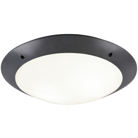 LED Plafondlamp - Badkamerlamp - Trion Camiro - Opbouw Rond - Waterdicht IP54 - E27 Fitting - 2-lichts - Mat Antraciet - Kunststof LED Plafondlamp - Badkamerlamp - Trion Camiro - Opbouw Rond - Waterdicht IP54 - E27 Fitting - 2-lichts - Mat Antraciet - Kunststof