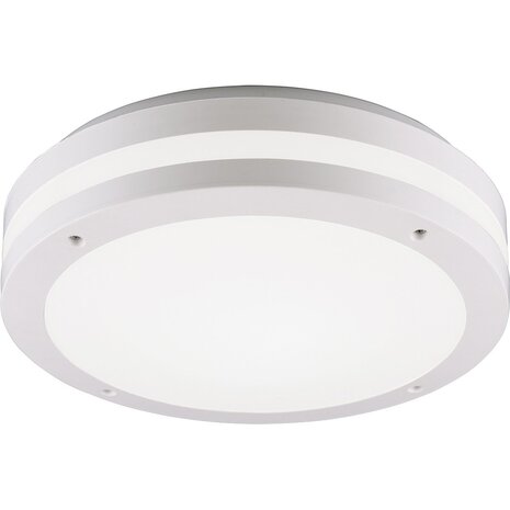 LED Plafondlamp - Trion Keraly - Opbouw Rond - Bewegingssensor - Waterdicht - 12W - Mat Wit - Kunststof LED Plafondlamp - Trion Keraly - Opbouw Rond - Bewegingssensor - Waterdicht - 12W - Mat Wit - Kunststof