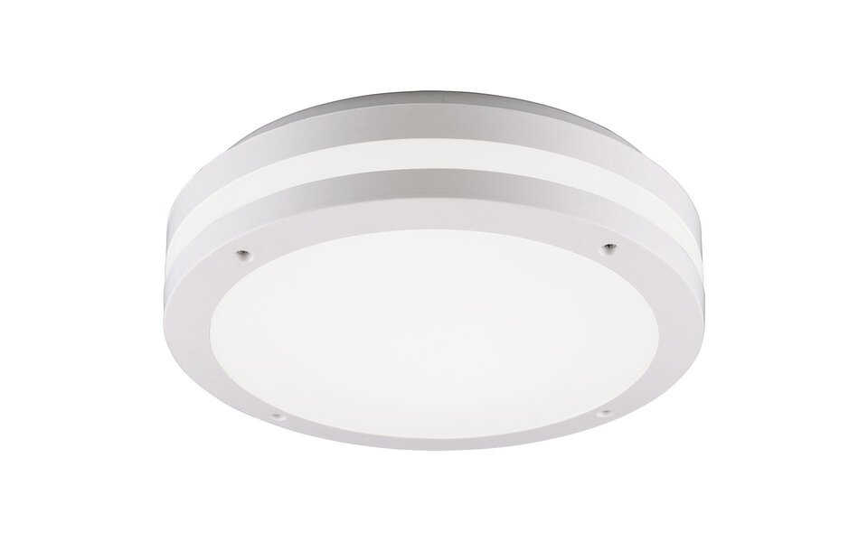 HLW LED LED Plafondlamp - Trion Keraly - Opbouw Rond - Bewegingssensor - Waterdicht - 12W - Mat Wit - Kunststof HLW LED LED Plafondlamp - Trion Keraly - Opbouw Rond - Bewegingssensor - Waterdicht - 12W - Mat Wit - Kunststof