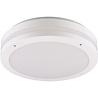 HLW LED LED Ceiling Light - Trion Keraly - Surface Mounted Round - Motion Sensor - Waterproof - 12W - Matte White - Plastic