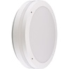 HLW LED LED Ceiling Light - Trion Keraly - Surface Mounted Round - Motion Sensor - Waterproof - 12W - Matte White - Plastic