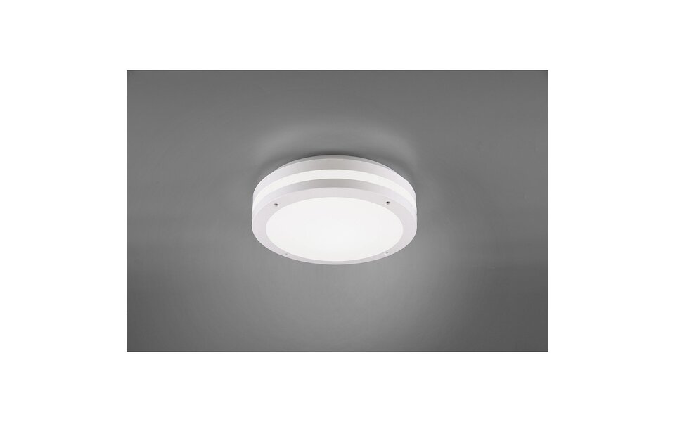 HLW LED LED Plafondlamp - Trion Keraly - Opbouw Rond - Bewegingssensor - Waterdicht - 12W - Mat Wit - Kunststof HLW LED LED Plafondlamp - Trion Keraly - Opbouw Rond - Bewegingssensor - Waterdicht - 12W - Mat Wit - Kunststof