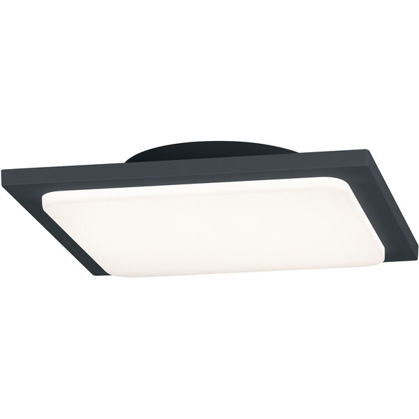 HLW LED LED Plafondlamp - Badkamerlamp - Trion Tovery - Opbouw Vierkant 18W - Waterdicht IP54 - Warm Wit 3000K - Mat Antraciet - Aluminium HLW LED LED Plafondlamp - Badkamerlamp - Trion Tovery - Opbouw Vierkant 18W - Waterdicht IP54 - Warm Wit 3000K - Mat Antraciet - Aluminium