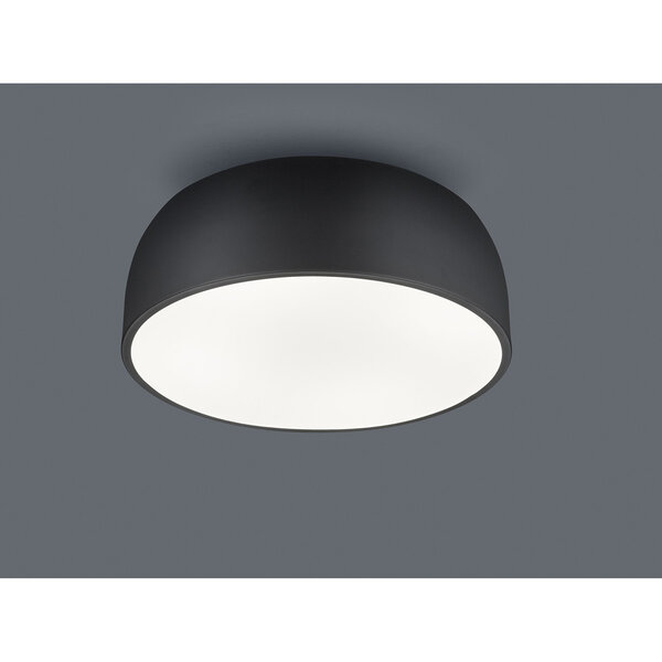 HLW LED LED Plafondlamp - Plafondverlichting - Trion Barnon - E27 Fitting - 4-lichts - Rond - Mat Zwart - Aluminium
