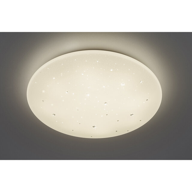 HLW LED LED Ceiling Light - Trion Acinoa - 40W - Adjustable Color - Dimmable - Remote Control - Round - Matte White