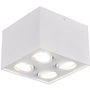 LED Plafondspot Trion Bisqy 4-lichts GU10 Mat Wit Draaibaar LED Plafondspot Trion Bisqy 4-lichts GU10 Mat Wit Draaibaar