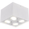 LED Plafondspot Trion Bisqy 4-lichts GU10 Mat Wit Draaibaar Binnenverlichting