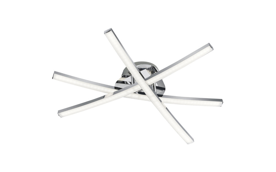 HLW LED LED Plafondlamp - Plafondverlichting - Trion Cipolo - 15W - Warm Wit 3000K - Rechthoek - Glans Chroom - Aluminium HLW LED LED Plafondlamp - Plafondverlichting - Trion Cipolo - 15W - Warm Wit 3000K - Rechthoek - Glans Chroom - Aluminium