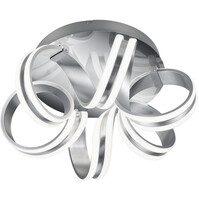 Trion Katra LED ceiling light 38W 4400lm matte gray 3000K Trion Katra LED ceiling light 38W 4400lm matte gray 3000K