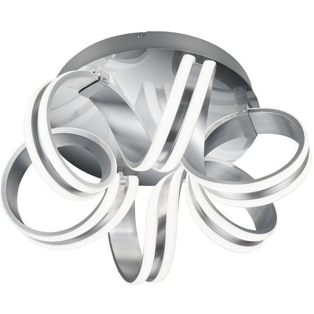 Trion Katra LED plafondlamp 38W 4400lm matgrijs 3000K Verlichting per ruimte