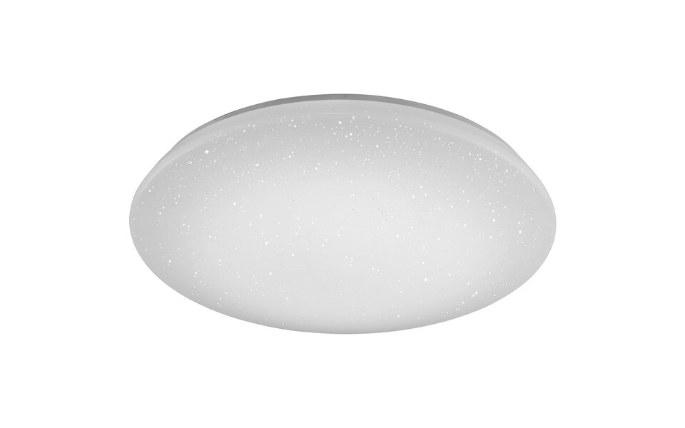 HLW LED LED Ceiling Lamp WiZ - Smart LED - Trion Chirlo - 27W - Adjustable Color - Dimmable - Remote Control - Star Light - Round - Matte White - Plastic