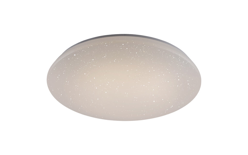 HLW LED LED Ceiling Lamp WiZ - Smart LED - Trion Chirlo - 27W - Adjustable Color - Dimmable - Remote Control - Star Light - Round - Matte White - Plastic