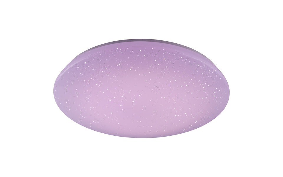 HLW LED LED Ceiling Lamp WiZ - Smart LED - Trion Chirlo - 27W - Adjustable Color - Dimmable - Remote Control - Star Light - Round - Matte White - Plastic