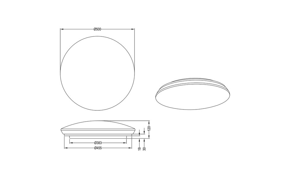 HLW LED LED Plafondlamp WiZ - Smart LED - Trion Chirlo - 27W - Aanpasbare Kleur - Dimbaar - Afstandsbediening - Sterlicht - Rond - Mat Wit - Kunststof