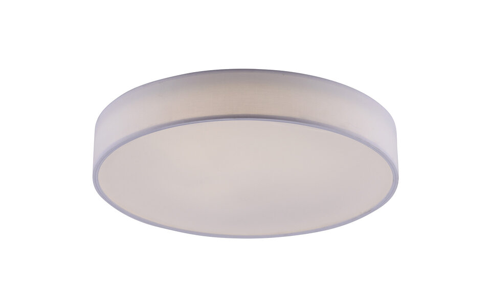 HLW LED LED Ceiling Light WiZ - Smart LED - Trion Ditro - 36W - Adjustable Color - RGBW - Dimmable - Remote Control - Round - Matte White - Aluminum
