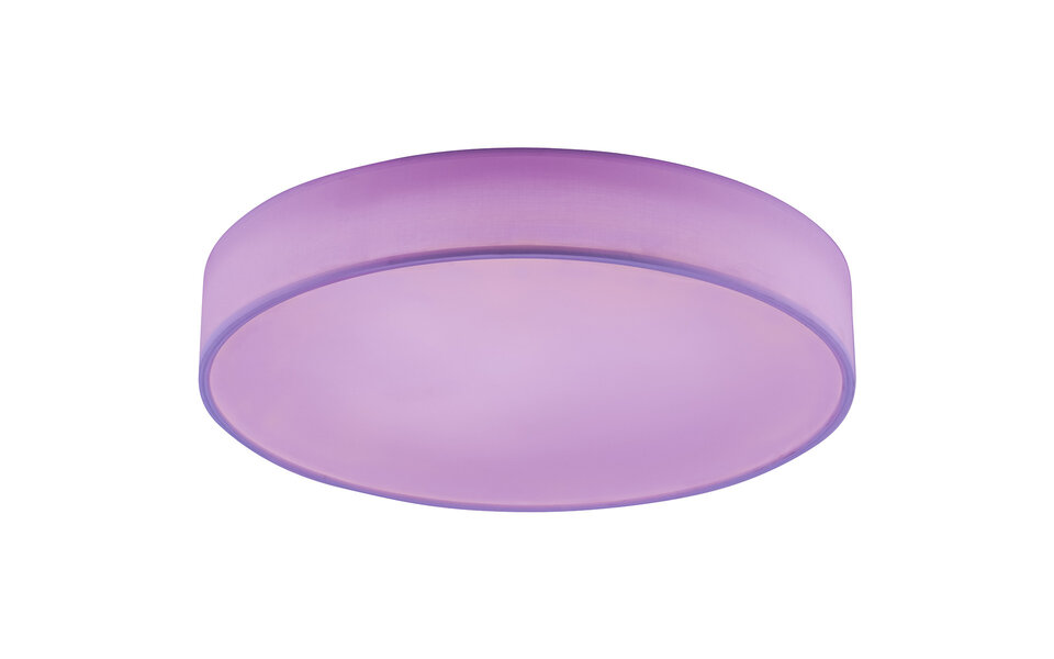 HLW LED LED Plafondlamp WiZ - Smart LED - Trion Ditro - 36W - Aanpasbare Kleur - RGBW - Dimbaar - Afstandsbediening - Rond - Mat Wit - Aluminium