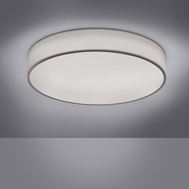 HLW LED LED Ceiling Light WiZ - Smart LED - Trion Ditro - 36W - Adjustable Color - RGBW - Dimmable - Remote Control - Round - Matte White - Aluminum