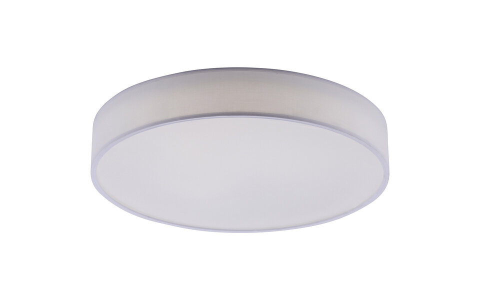 HLW LED LED Plafondlamp WiZ - Smart LED - Trion Ditro - 45W - Aanpasbare Kleur - Dimbaar - Afstandsbediening - Rond - Mat Wit - Aluminium