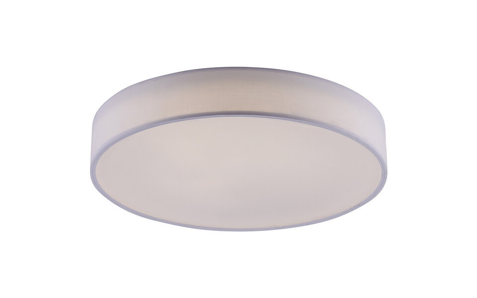 HLW LED LED Plafondlamp WiZ - Smart LED - Trion Ditro - 45W - Aanpasbare Kleur - Dimbaar - Afstandsbediening - Rond - Mat Wit - Aluminium
