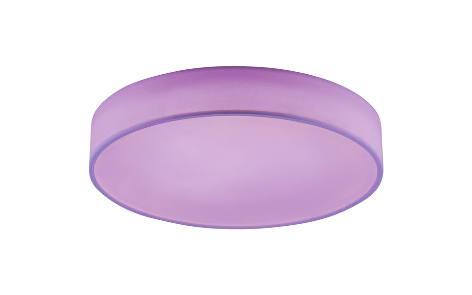 HLW LED LED Plafondlamp WiZ - Smart LED - Trion Ditro - 45W - Aanpasbare Kleur - Dimbaar - Afstandsbediening - Rond - Mat Wit - Aluminium