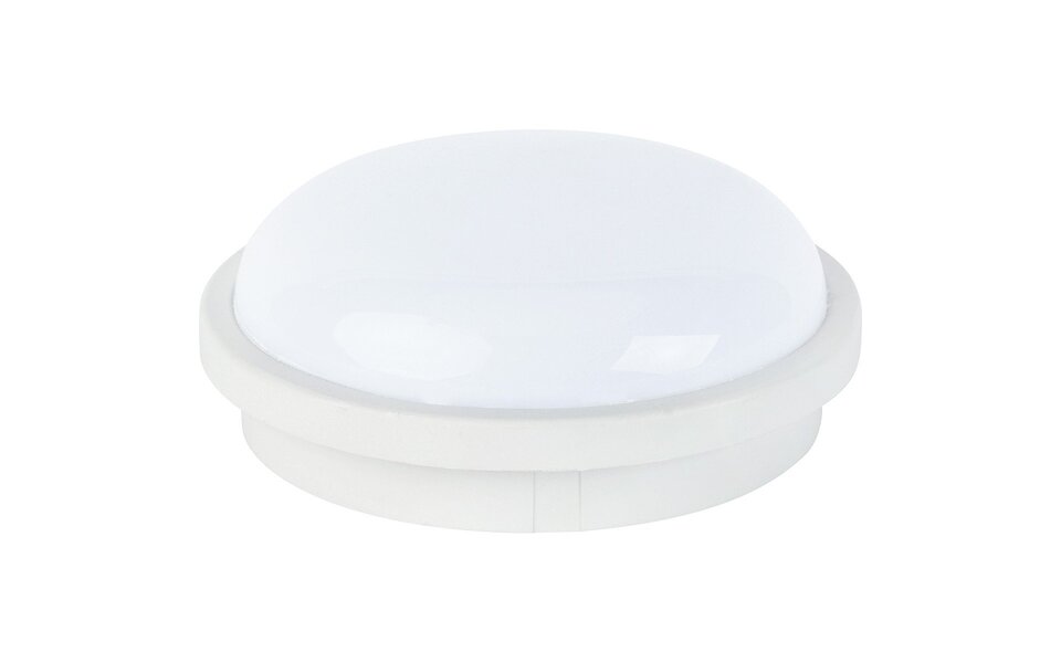 HLW LED LED Ceiling Light - Bathroom Light - Artony - 20W - Bright/Cool White 6400K - Waterproof IP65 - Surface Mounted - Round - White