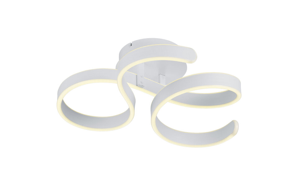 HLW LED LED Plafondlamp - Plafondverlichting - Trion Frinco - 40W - Warm Wit 3000K - Dimbaar - Rond - Mat Wit - Aluminium HLW LED LED Plafondlamp - Plafondverlichting - Trion Frinco - 40W - Warm Wit 3000K - Dimbaar - Rond - Mat Wit - Aluminium