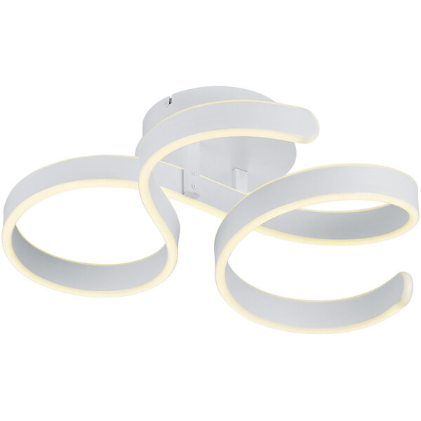 HLW LED LED Plafondlamp - Plafondverlichting - Trion Frinco - 40W - Warm Wit 3000K - Dimbaar - Rond - Mat Wit - Aluminium HLW LED LED Plafondlamp - Plafondverlichting - Trion Frinco - 40W - Warm Wit 3000K - Dimbaar - Rond - Mat Wit - Aluminium