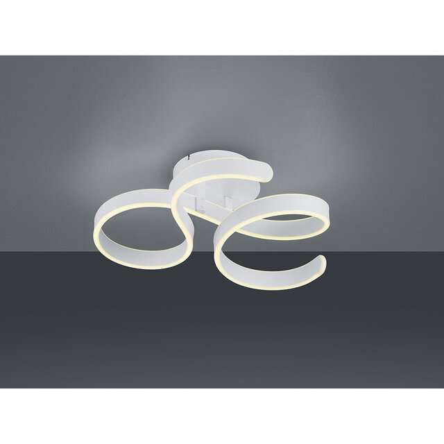 ronde mat witte LED plafondlamp 40W 6000 lumen warm wit licht 3000K