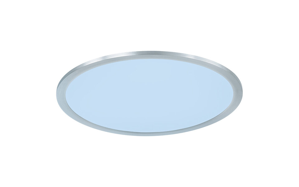 HLW LED LED Plafondlamp WiZ - Smart LED - Trion Givon - 36W - Aanpasbare Kleur - Dimbaar - Afstandsbediening - Rond - Mat Nikkel - Aluminium